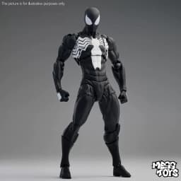 Mess Toys All-Styles Venom Anime Action Figure Black Spider Man Lethal Neighbor Genuine Toys Birthday Gift For Adult Collection