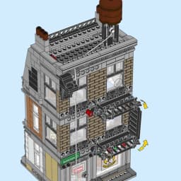 Street View Hero Series Sanctuary Sanctuary Showdown Building Blocks Model Set Particles Suitable for Birthday Gift
