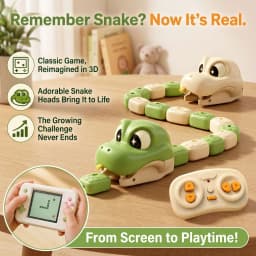 Magnetic Snake Game Remote Control Two Player Interactive Battle 3d Classic Growing Toy For Home Indoor Party Entertainment