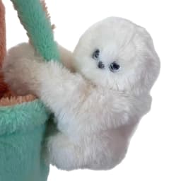 Shy Robot Owl Plush Pendant Cute Stuffed Doll Wristband Bag Hanging Ornament Soft Fluffy Keychain Decorative Accessory