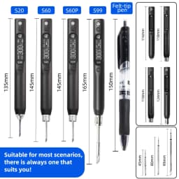 SEQURE S99 Repair Tool High Power 75W/150W Soldering Iron with C245 Tip Compatibility Anti-Static Welding Pen for Drone RC Model