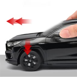1:18 TOYOTA RAV4 SUV Alloy Car Model Diecasts Metal Off-road Vehicles Car Model High Simulation Collection Kids Gifts Decoration