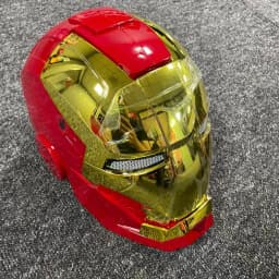 2026 New Iron Man Helmet 1:1 Electric Wearable Voice Control Anime Peripheral Model Collectible Prop Adult Role‑Play Birthday Gi