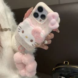 DIY new kawaii cat 3D plush shape mobile phone case suitable for iPhone 17 Pro Max 16 Pro 15 14 13 Plus Air anime cartoon cat