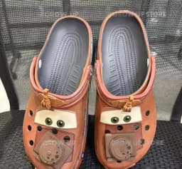 New Summer Cartoon Cars Theme Mater Clogs Non‑Slip Lightweight Eva Beach Slippers Breathable Outdoor Sandals Gift For Adults
