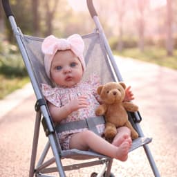 NPK Lifelike 15inch Mikki 3D Painted With Visible Veins Reborn Soft Vinyl Doll Newborn Bebe With Cloth Body