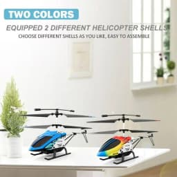 M5 Remote Control Helicopter Altitude Hold 3.5 Channel RC Helicopters with Gyro and LED Light Durable Airplane Drone Toy Gift