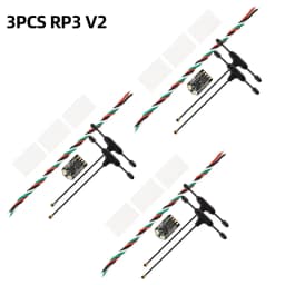 RadioMaster RP3 V2 ExpressLRS Receiver 2.4GHz Dual Antenna Diversity 100mW Telemetry TCXO Long Range CRSF RX for FPV Quadcopters
