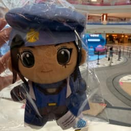 Authentic Overwatch 10th‑Anniversary Plush Doll Keychain Juno Kiriko Mercy Ana D.Va Genji Pendant Collectible Ornament Toy Gift