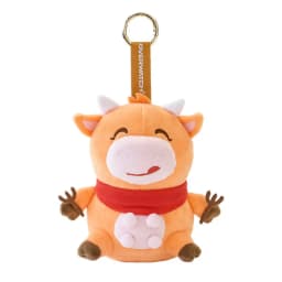 Authentic Overwatch 10th‑Anniversary Plush Doll Keychain Juno Kiriko Mercy Ana D.Va Genji Pendant Collectible Ornament Toy Gift
