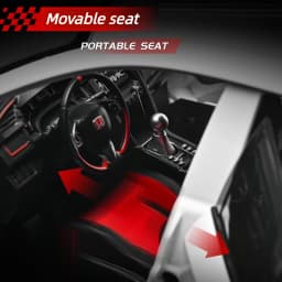 1:18 Honda Civic Type R Alloy Car Model Slide Multi-door Light Toy Ornament Diecast Alloy Car Model Collectible Gift