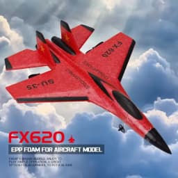 Oike RC Airplane EPP Foam Aircraft Remote Control Plane SU35 Fighter Easy Fly Helicopter Drone with Night Lights Glider Toy Gift