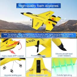 Oike RC Airplane EPP Foam Aircraft Remote Control Plane SU35 Fighter Easy Fly Helicopter Drone with Night Lights Glider Toy Gift