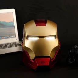 Iron Man Electric Helmet Opening And Closing Bilingual Voice Control Iron Man Mask Adult Series Animation Peripheral Toys