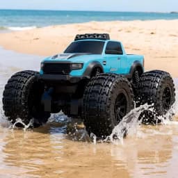 2.4G Land&Water RC Car Waterpoof 4WD Full Proportional Remote Control Off-Road Climbing Amphibious Truck Car Toys for Kids C8816