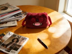 Original Fuggler Ugly Teeth Monster Plush Toys Shoulder Bag Fuggler Wide Eyed Weirdo McStinkles Cat Peluche Crossbody Bag Gifts