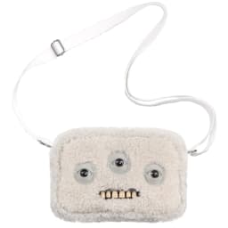 Original Fuggler Ugly Teeth Monster Plush Toys Shoulder Bag Fuggler Wide Eyed Weirdo McStinkles Cat Peluche Crossbody Bag Gifts