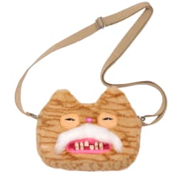 Original Fuggler Ugly Teeth Monster Plush Toys Shoulder Bag Fuggler Wide Eyed Weirdo McStinkles Cat Peluche Crossbody Bag Gifts