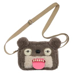 Original Fuggler Ugly Teeth Monster Plush Toys Shoulder Bag Fuggler Wide Eyed Weirdo McStinkles Cat Peluche Crossbody Bag Gifts