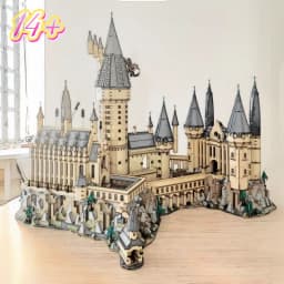 6020PCS Popular Iconic Magical Movie School Castle Building Blocks DIY Assembly Large Scene Display Model Desktop Decor Gifts