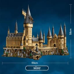 6020PCS Popular Iconic Magical Movie School Castle Building Blocks DIY Assembly Large Scene Display Model Desktop Decor Gifts