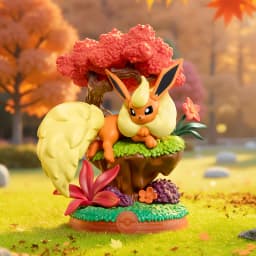 Anime Pokemon Funism Original Genuine Eevee Family Suit BlindBox Flareon Umbreon Sylveon Action Figure Collection Model Toy Gift