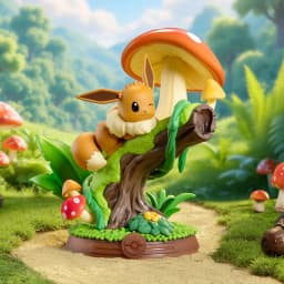 Anime Pokemon Funism Original Genuine Eevee Family Suit BlindBox Flareon Umbreon Sylveon Action Figure Collection Model Toy Gift
