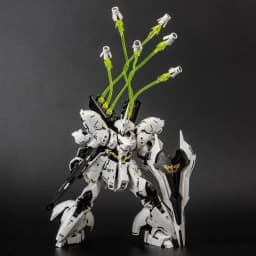 RG MSN-04 White Version Mobile Assembly Mech Figure Kit High Detail Assembly Battle Model Toys Desktop Decoration Birthday Gifts