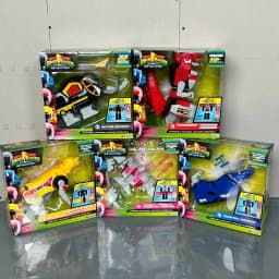 Playmates Mighty Morphin Power Rangers Re-Ignition Combinable Dinozord Tiger Triceratops Pterodactyl Doll Toys Gifts
