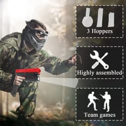 Automatic Shooting Airsoft Pistol Toy Gun Hydrogel Electric Paintball Gun for Adults Boys Outdoor Cs Shooting Gamehoot