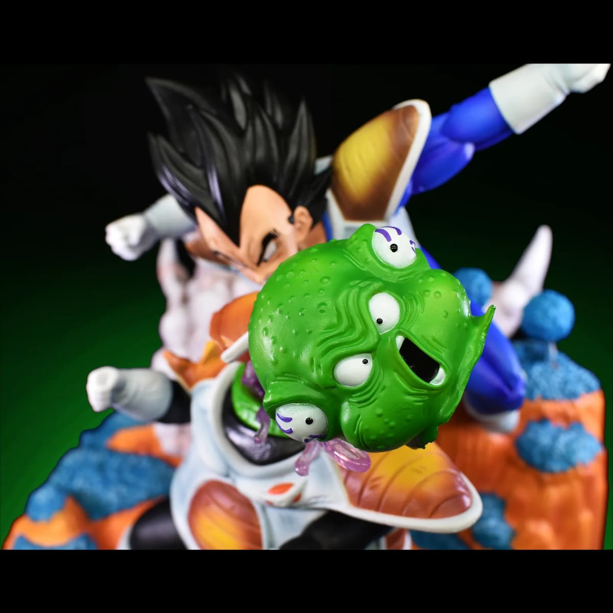 21cm/8.26in Anime Dragon Ball Z Figure Vegeta VS Guldo Action Figure Ginyu Force Statue Collectible Model Toys Gift