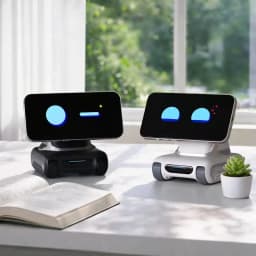 Looi Robot Smartphone Looi Robot ChatGPT Large Model English Voice Dialogue Visual Recognition Interactive Smart Toy Gift