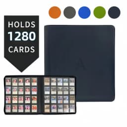 Premium 20 Pocket Card Binder –1280 Collection Binder Folder Card Album Card Holder Fit for TCG & Sports Cards. Collector's Drea