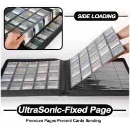 Premium 20 Pocket Card Binder –1280 Collection Binder Folder Card Album Card Holder Fit for TCG & Sports Cards. Collector's Drea
