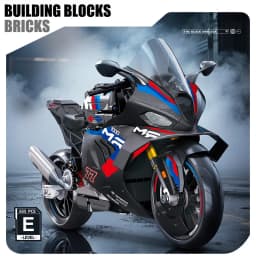 Technical Simulation 1000 RR V4R Racing Motorcycle Building Blocks Bricks Model City High-tech Motorbike Toys For Boys Gifts