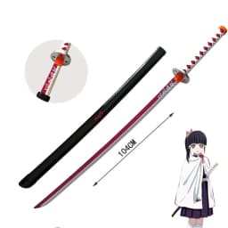 40inch Demon Slayer Katana Anime Kimetsu No Yaiba Cosplay Prop Wood Sword Real Size Japanese Katana Original Samurai Sabre Gift