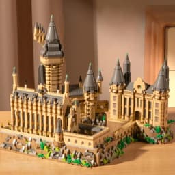 Micro Particles Building Blocks Magic Castle Blocks Magic School Palace Model Children Assembly Toys Birthday Christmas Gifts