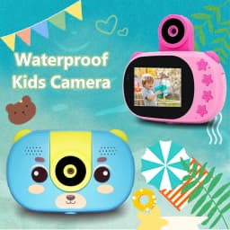 Kids Waterproof Camera 20MP Waterproof Underwater Digital Camera 1080P 10X Digital Zoom Screens Waterproof Digital Camera