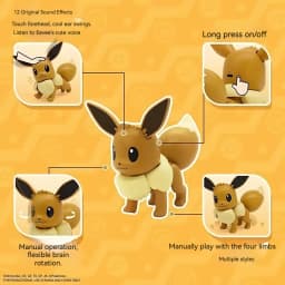 PokéMon Charmander Eevee Articulated Action Figures Model Kit Portable Humidifier Electric Model Spray Play Collectible Toy Gift