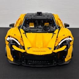 3893PCS MOC Yellow P1 1:8 Technical Supercar Building Blocks Model Collectible Display Assembly Toy Birthday Gifts for Adults