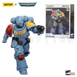 1/18 JOYTOY Action Figure 40K Ultramarines Imperial Fists Blood Angels Intercessor Anime Model Toy
