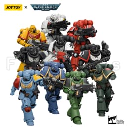 1/18 JOYTOY Action Figure 40K Ultramarines Imperial Fists Blood Angels Intercessor Anime Model Toy