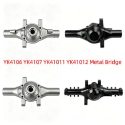 Yk4106 Yk4107 Yk41011 Yk41012 Upgrade Metal Front And Rear Bridges Aluminum Alloy Sandblasting 6061cnc Spot Metal Bridge