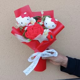 Anime Pokemon Pikachu Bouquet Dolls Toys Sweet Dream Series Mimikyu Fuecoco Pamo Mew Valentine Christmas Birthday Gift