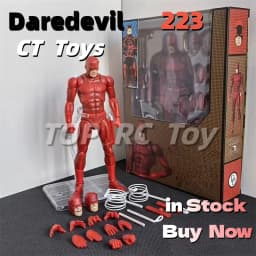CT Daredevil Figure Mafex 223 Comic Version Shf Anime Action Figure Figurine Statue Model Children's Anime Toys Birthday Gifts