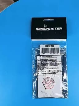 RadioMaster RP4TD ExpressLRS 2.4GHz Diversity Receiver with Dual Antenna for FPV Drone Fixed Wing, RC Model DIY Parts