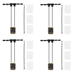 RadioMaster RP4TD ExpressLRS 2.4GHz Diversity Receiver with Dual Antenna for FPV Drone Fixed Wing, RC Model DIY Parts