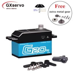 Low Profile Coreless 16KG 20KG 25KG 15KG Brushless Motor Servo Fast Speed 0.045sec Metal Gear Waterproof For Drift Car Crawler