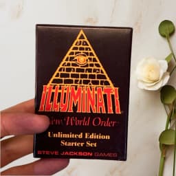 for Illuminati 1995 Edition English Version Board Game Cards 110pcs Fun Party Game Novel Peripheral Collection Card Holiday Gift