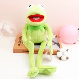 Cartoon Kermit The Frog Plush Toys Adjustable Cute Anime Things Stuffed Animals Dolls Kawaii Decor Children Birthday Xmas Gifts
